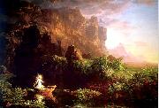 Thomas Cole The Voyage of Life Childhood painting